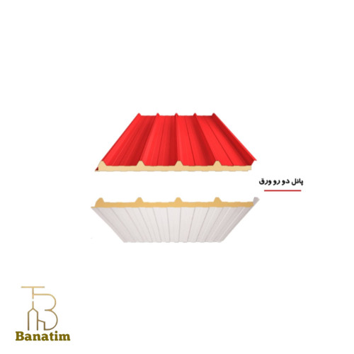ساندویچ پانل سقفی شادولاین مدل ترک