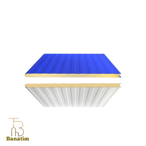 ساندویچ پنل پیچ پنهان دیواری با عایق پلی یورتان PURیاPIR