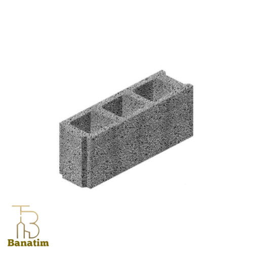 بلوک سیمانی سنگین ته بسته ۱۵