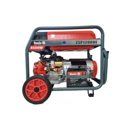 موتور برق 8.5 کیلو وات دنیز بنزینی مدل zsp12000e- استارتی